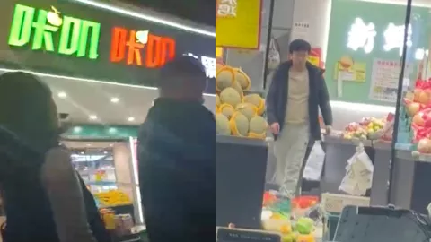 杭州水果店打砸