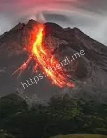 火山碎屑流摧毁城市过程