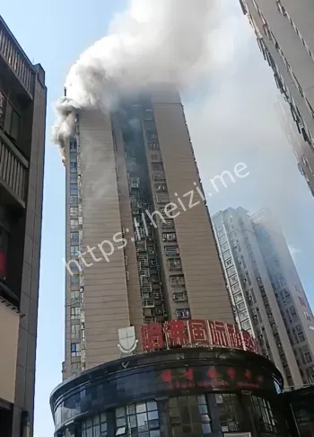 外滩小区高层火灾