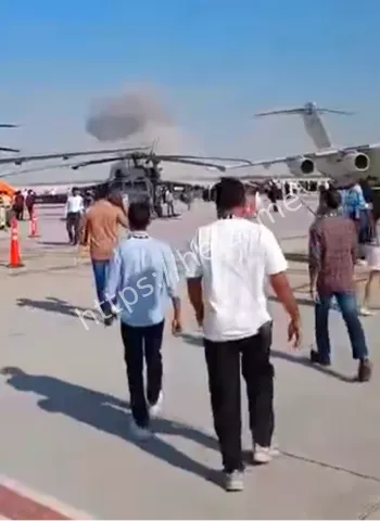 迪拜航展印度战机爆炸