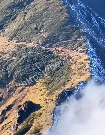 呈现冰火两重天奇观