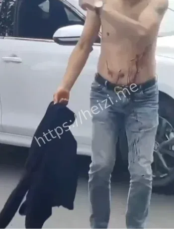 两男子斗殴捅人